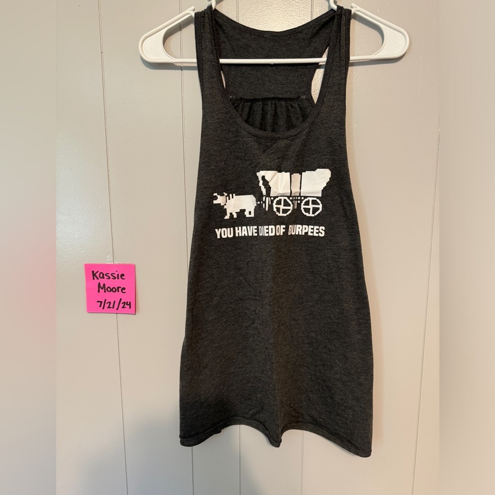 You have died.. Racerback Flowy tank